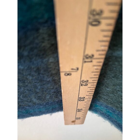 Rachel Zoe green plaid wool blend open jacket Coat - Picture 13 of 14